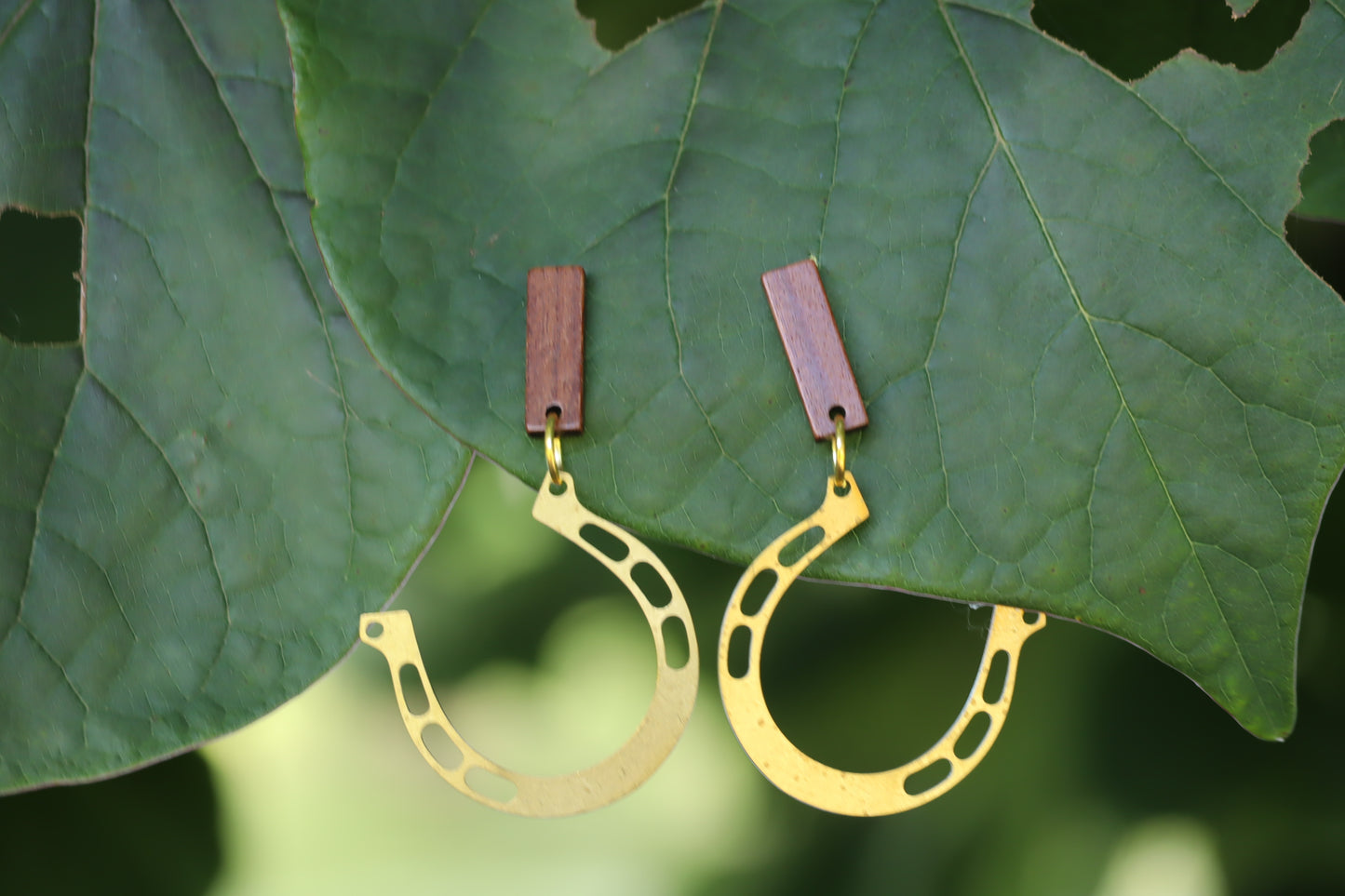 Equestrian Horseshoe Earrings