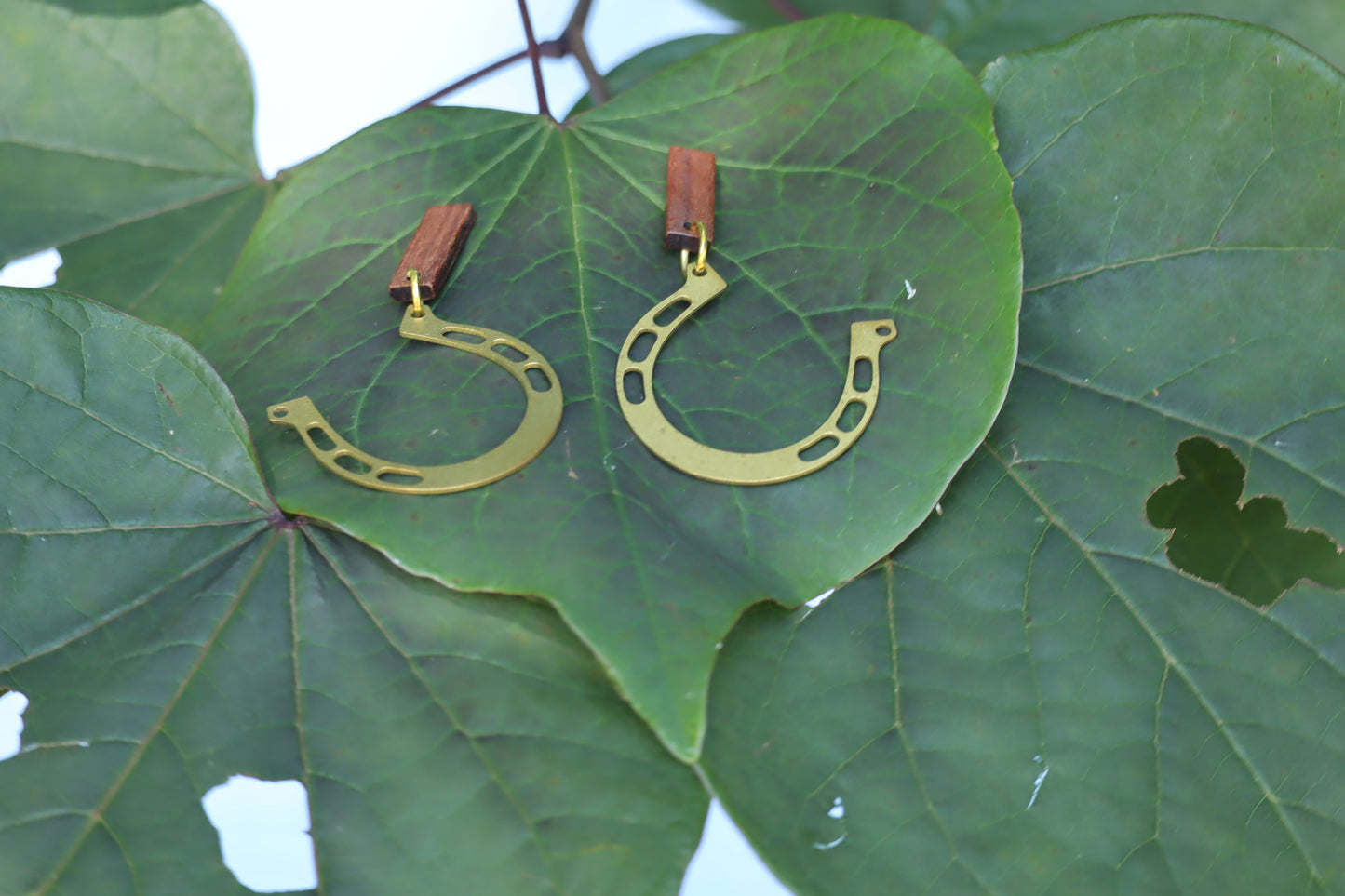 Equestrian Horseshoe Earrings