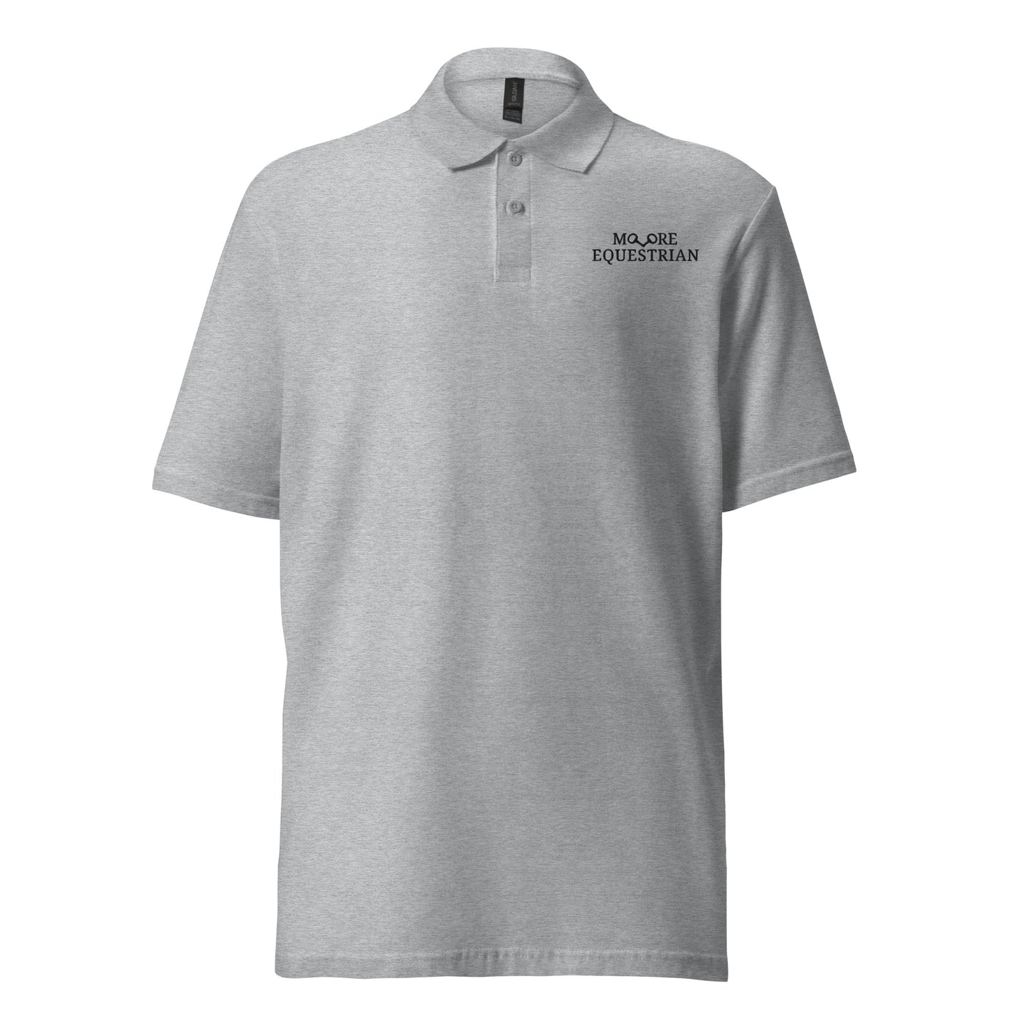 Moore Equestrian Gray Polo